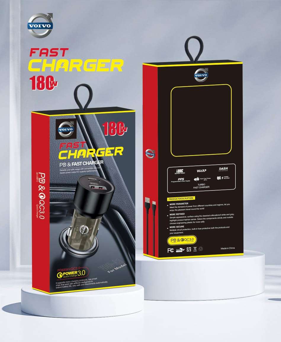 car cahrger 180 watt
